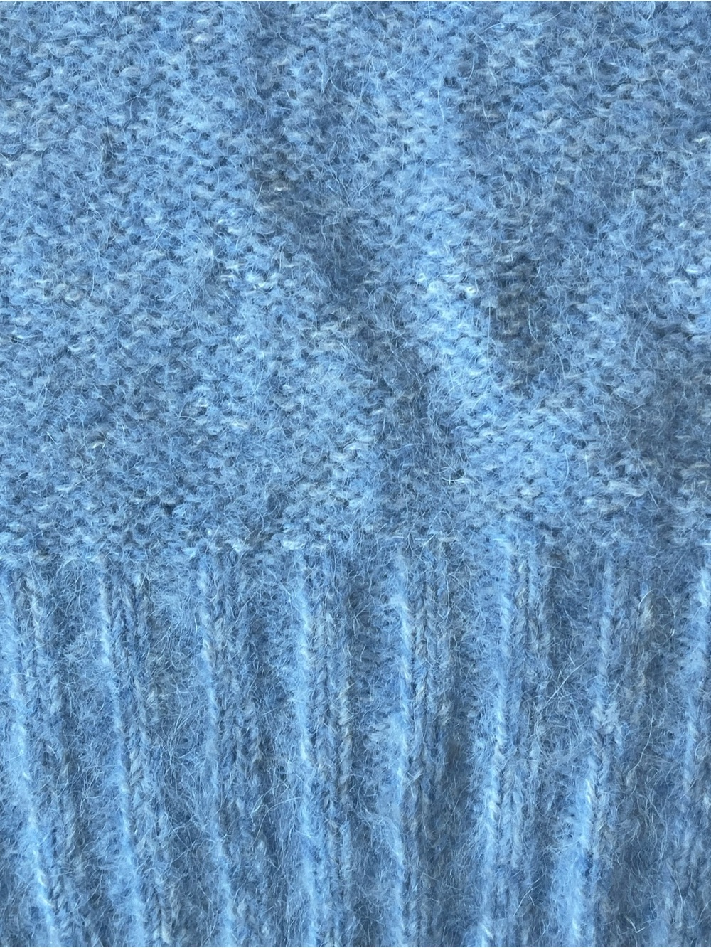 COS *WOOL/ALPACA* Sky Light Baby Blue Short Sleeve Knit Cardigan Sweater XSMALL - Picture 9 of 14
